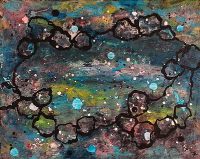 Buttom of the sea I (30x24 cm) solgt