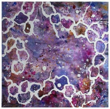 Purple water (20x20 cm) kr. 500