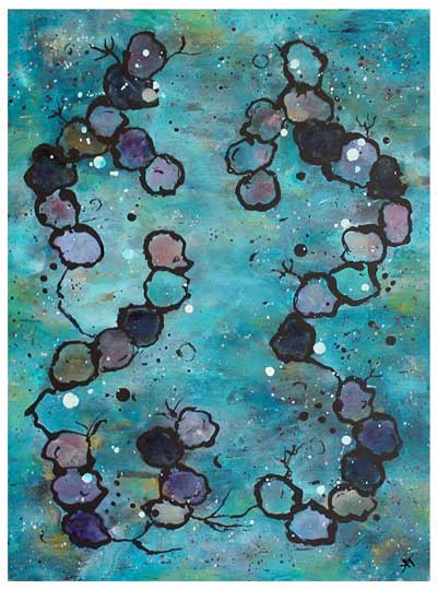 Sea life I (30x40 cm) solgt