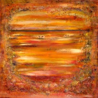Golden Age (90x90 cm) kr. 3.000